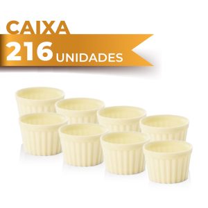 Caixa de 216 copos de Chocolate Branco