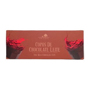 Coffret de copos de Chocolate Leite