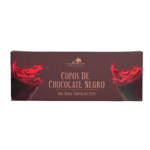 Coffret de copos de Chocolate Negro